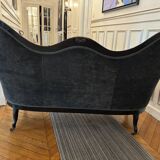 Set of sofa + 2 restored Napoleon III armchairs