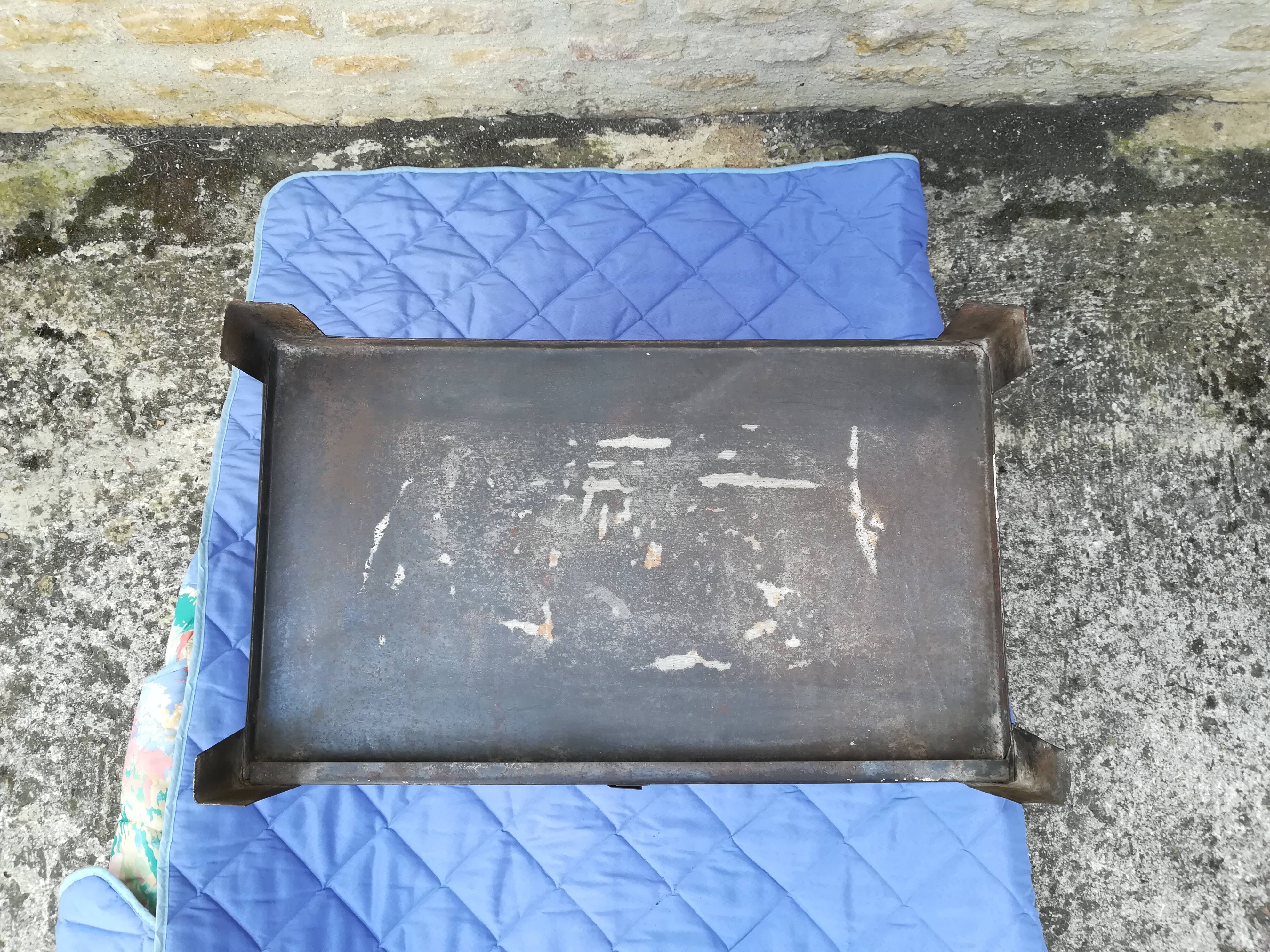 Sheet metal industrial furniture sideboard