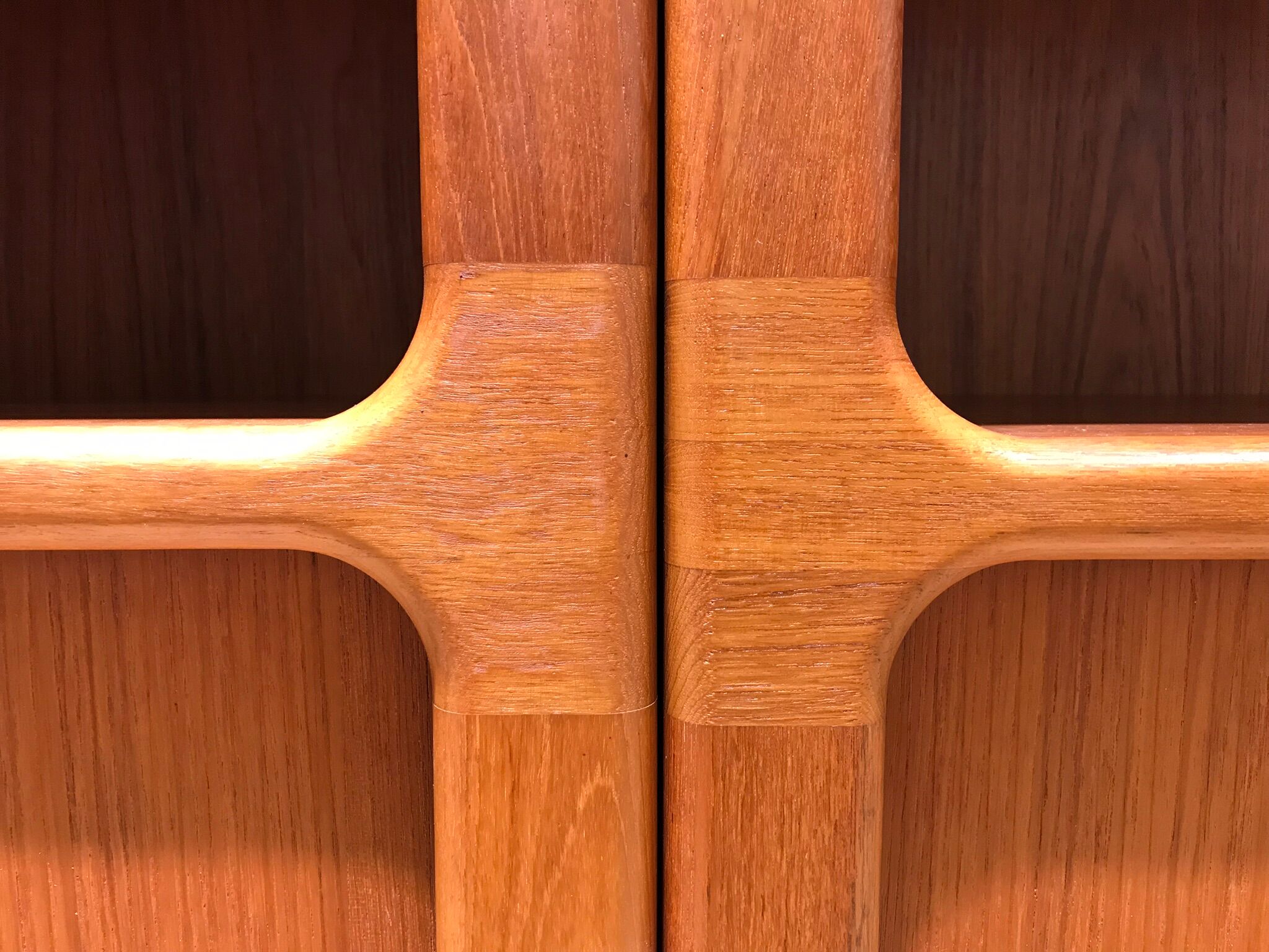 Teak wall system by Niels Bach for Dyrlund, 1970