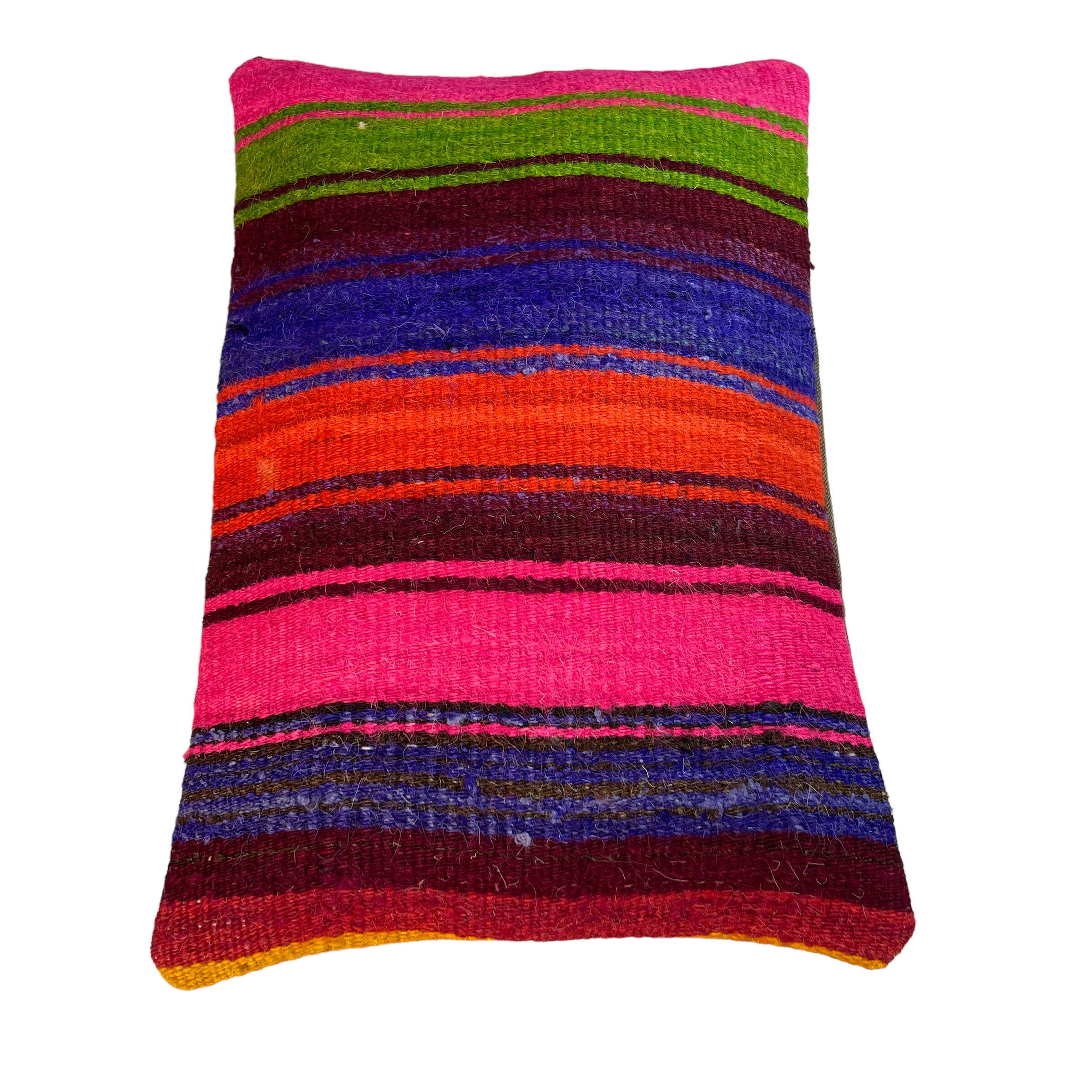 Vintage turkish kilim cushion cover, 30 x 50 cm