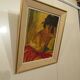 Painting, oil painting signed roka, the gypsy