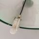 Suspension Holmegaard P&T, verre vert. 1976, Danemark