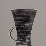 Large ceramic devil pitcher by Mado Jolain, circa 1950