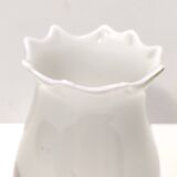 Vase vintage en verre de Murano blanc attr. à Dino Martens pour Aureliano Toso