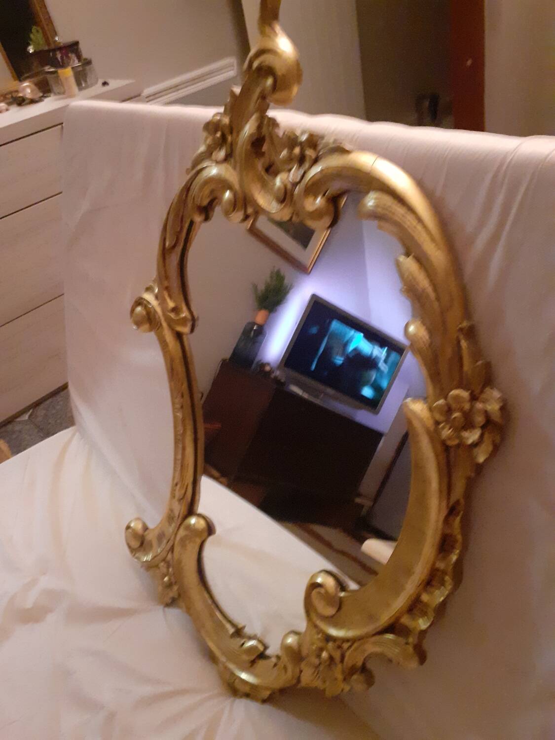 Golden mirror