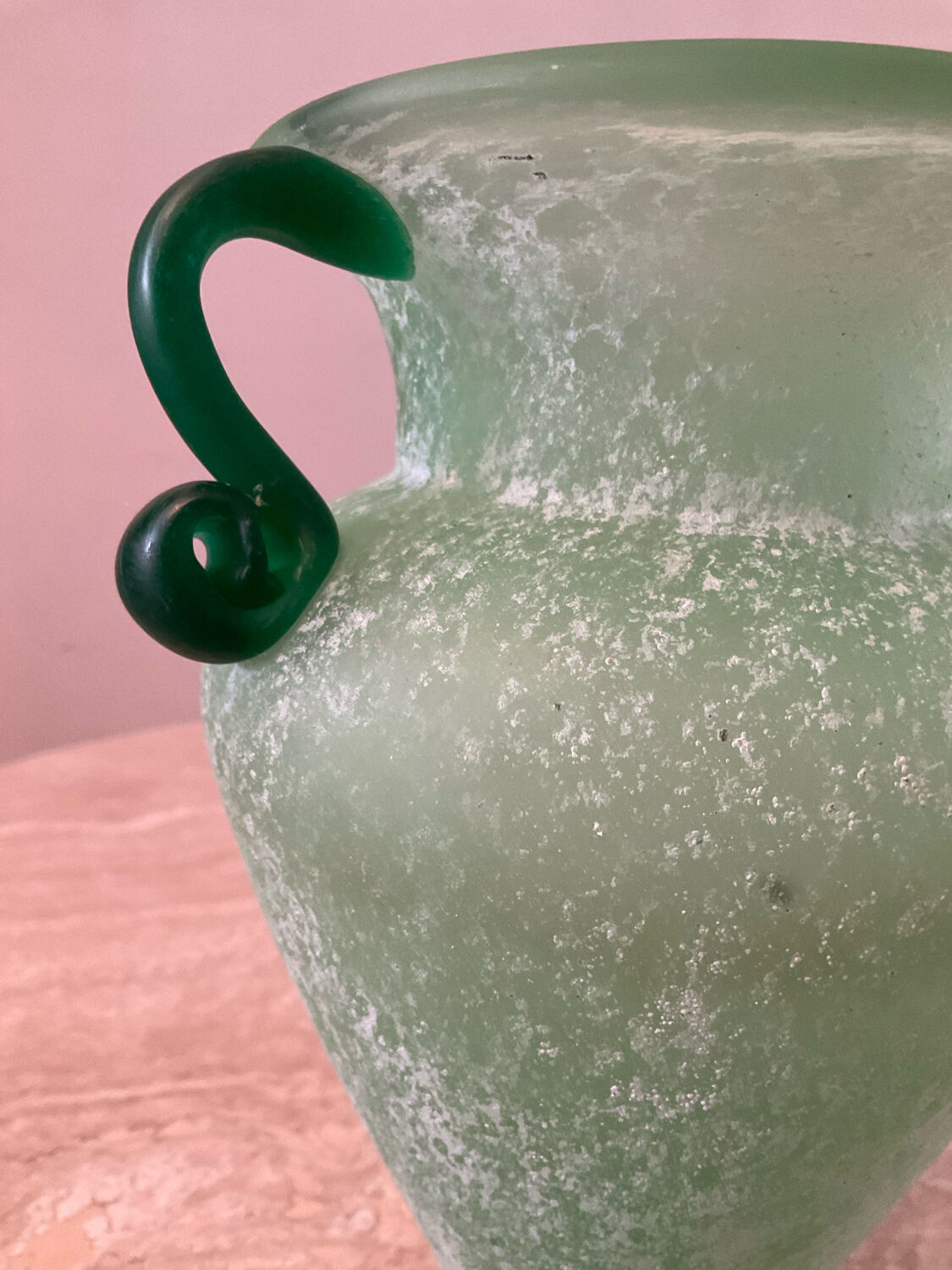 Vintage vase "Scovo" in Murano glass