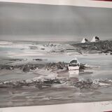 Seascape - Georges Laporte - Original signed lithograph