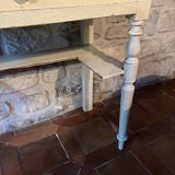 Meuble ancien coiffeuse patiné