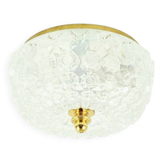 Mid-Century Diamond Glass Ceiling Light or Wall Light by H. Tynell, 1960s