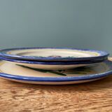 Set of 3 old plates MBFA Pornic, peninsula of Rhuys