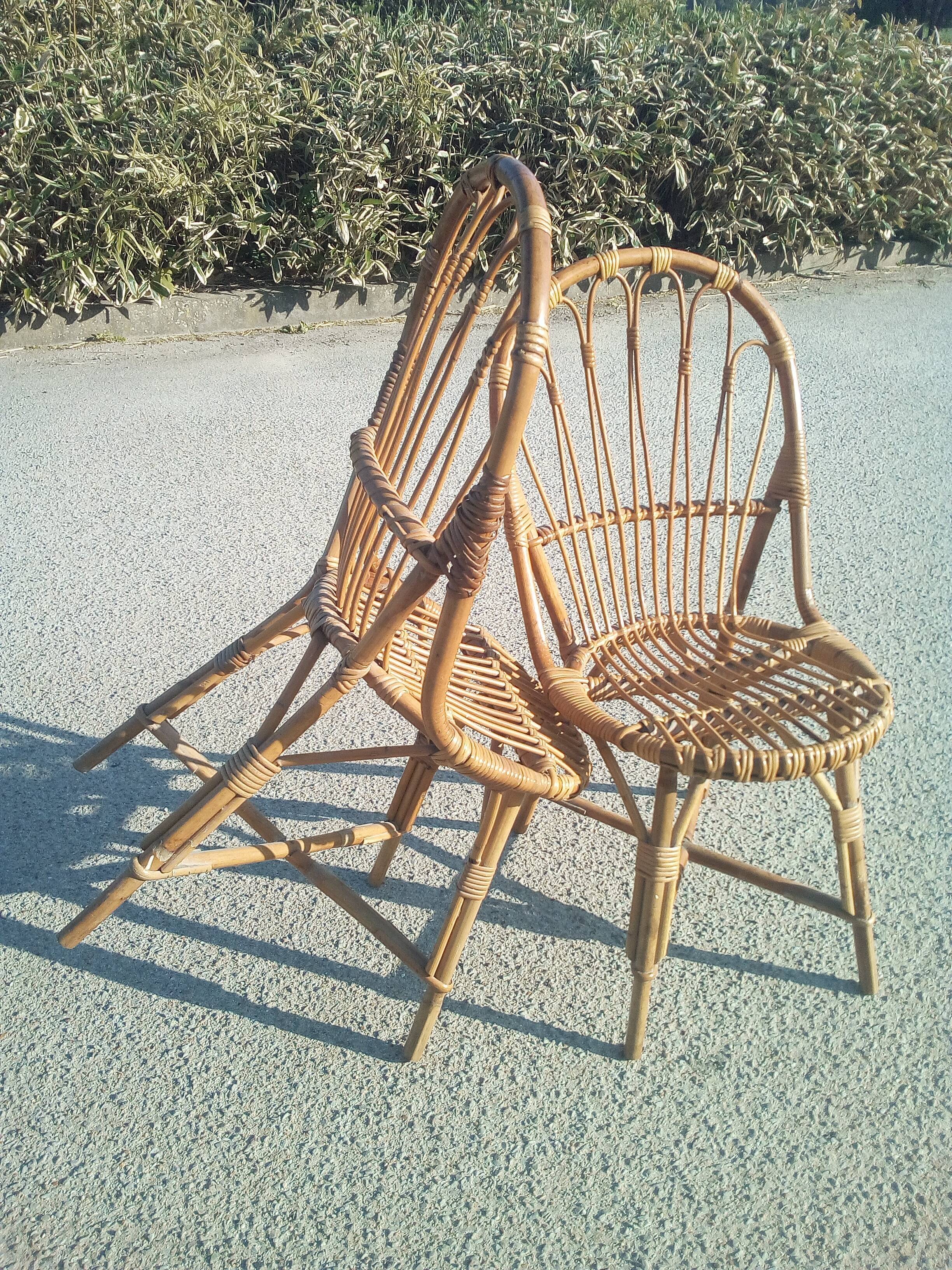 Rattan chairs