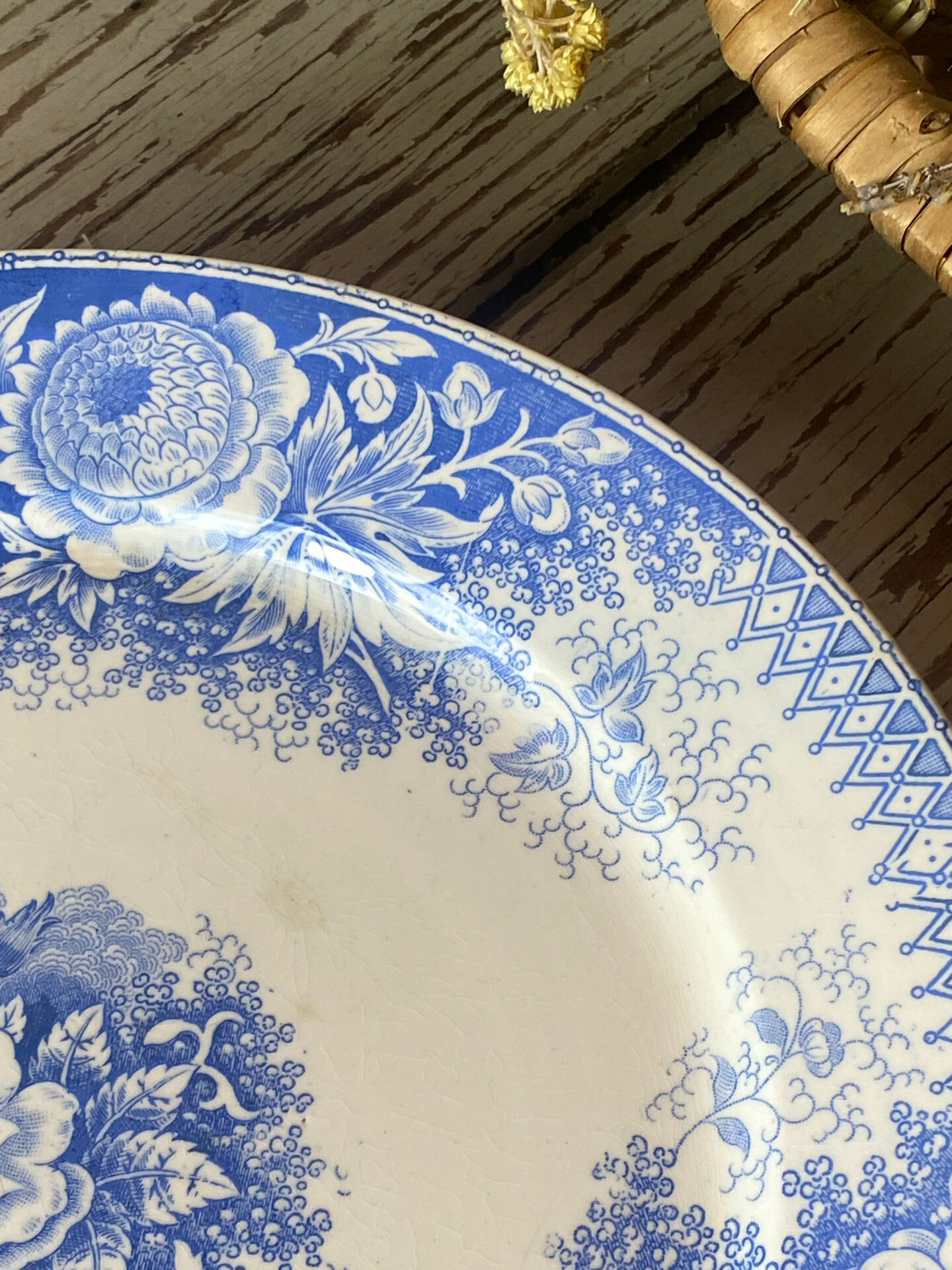 Compote dish, earthenware, Sarreguemines