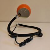 Targetti orange lacquered snake lamp