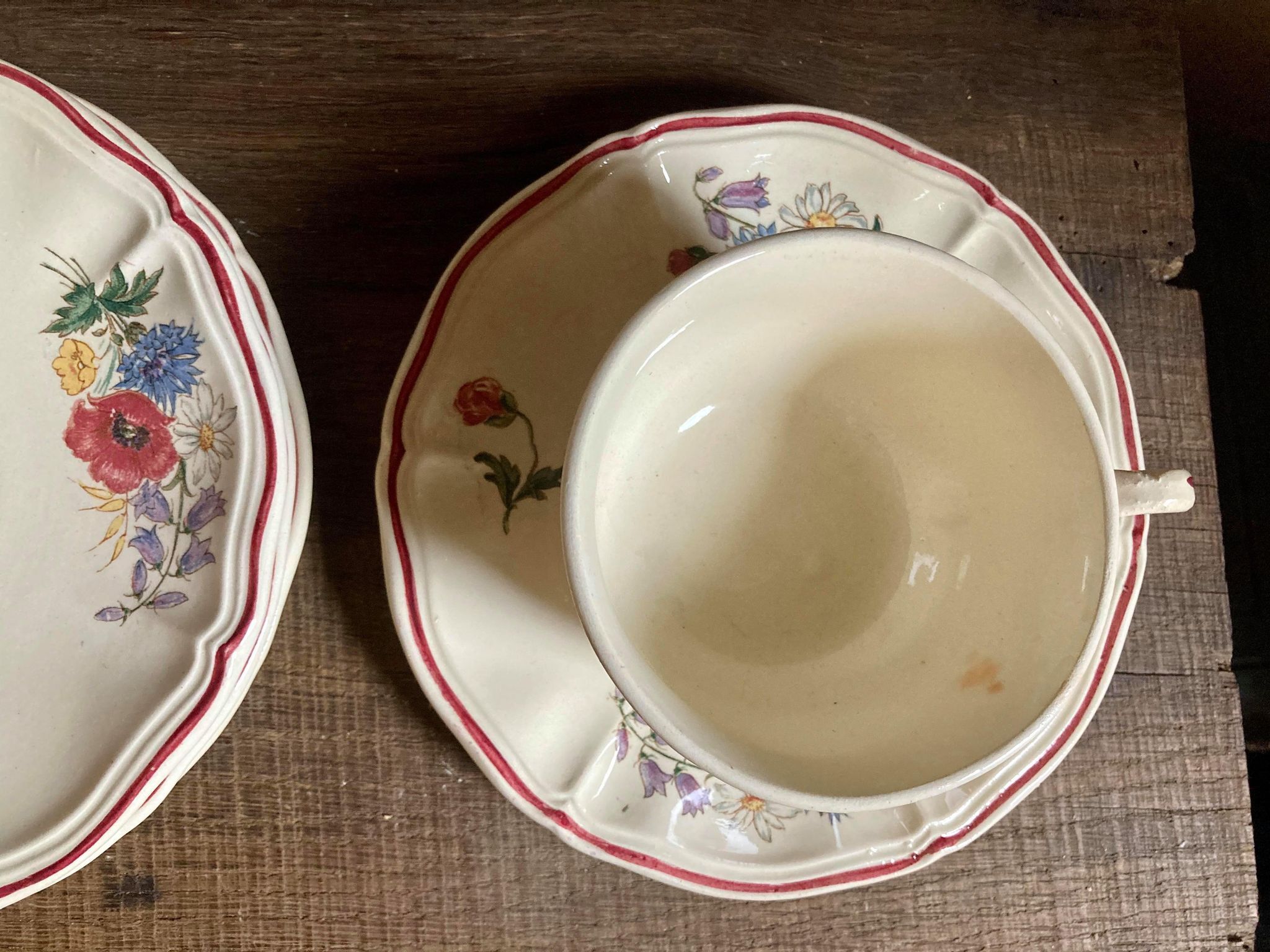 Cup Digoin Sarreguemines model Agreste