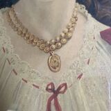 Portrait of a young woman from the past.