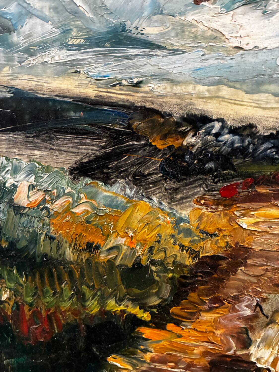 Landscape painting by Gisors 1964
