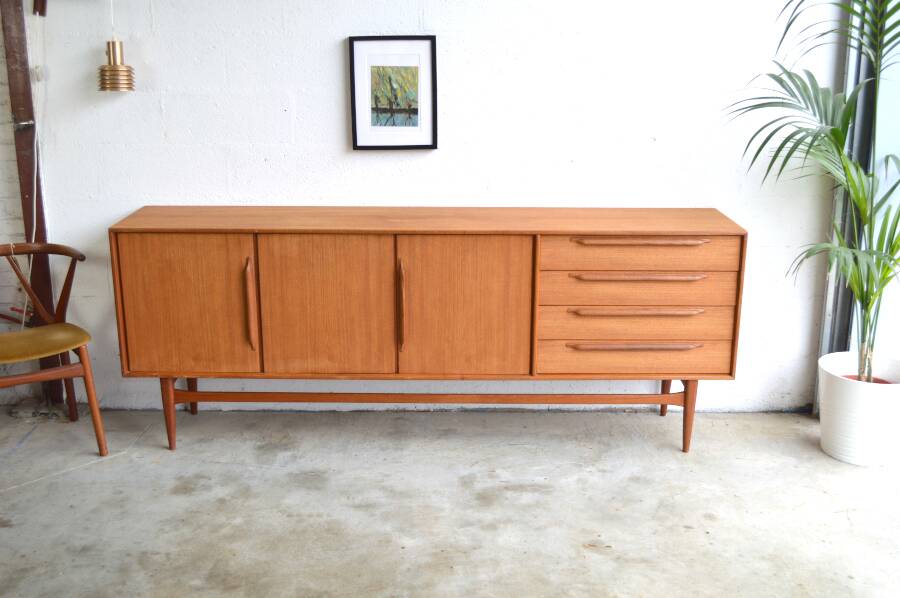 Teak sideboard by Heinrich Riestenpatt for RT Möbel.