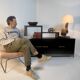 Asymmetrical sideboard from the 1990s