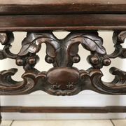 Table d'appoint en bois de fer et marbre de Chine Circa 1900