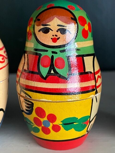 Vintage Russian Matryoshkas Dolls