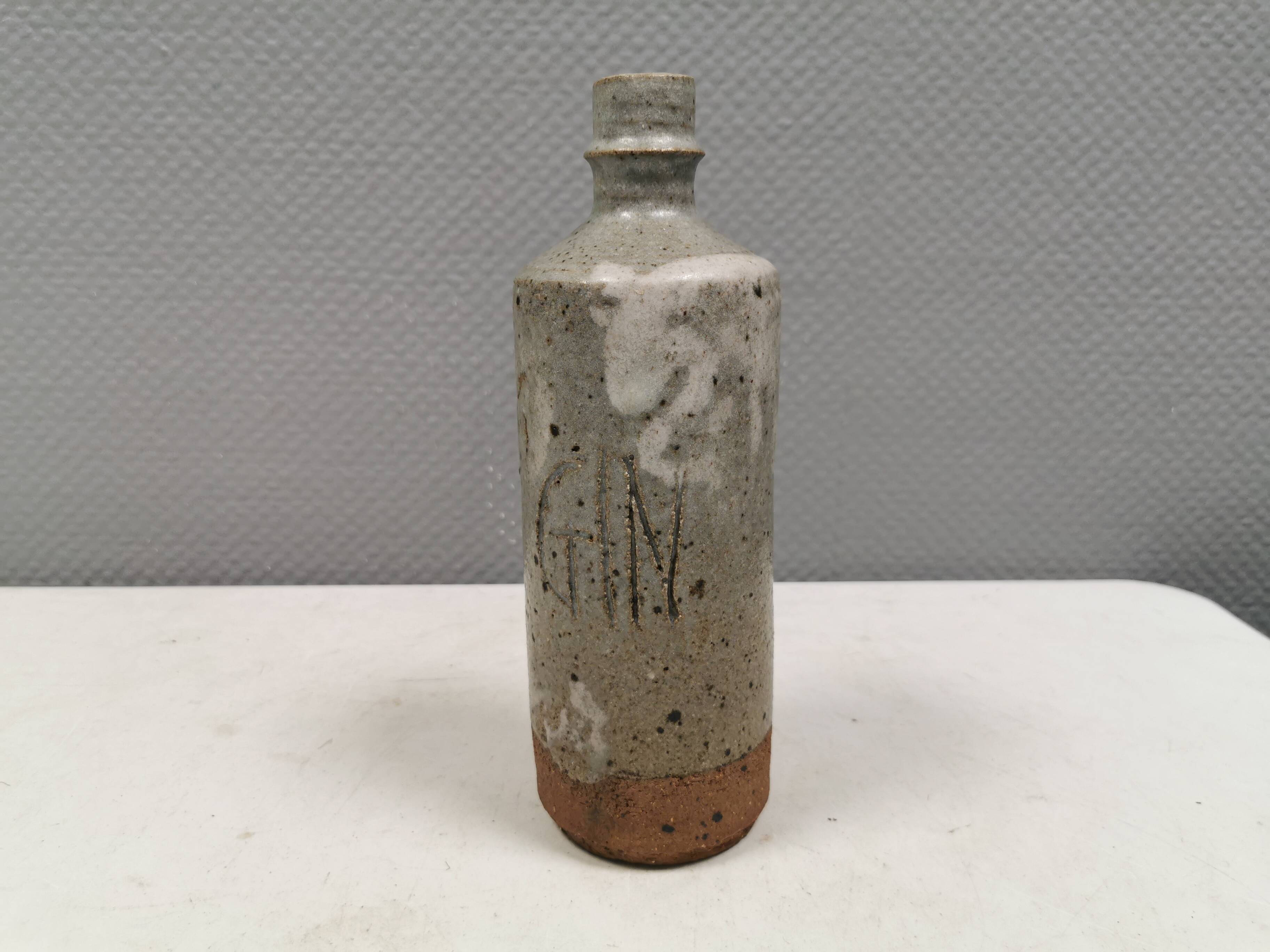 Ceramic bottle/vase, Danish from 1970-80.