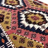 Oversize Handwoven Kilim Rug