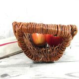 Bird's nest basket, vintage wall decoration