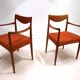 Set of 2 Gustav Bahus Bambi teak chairs by Rolf Rastad & Adolf Relling, 196