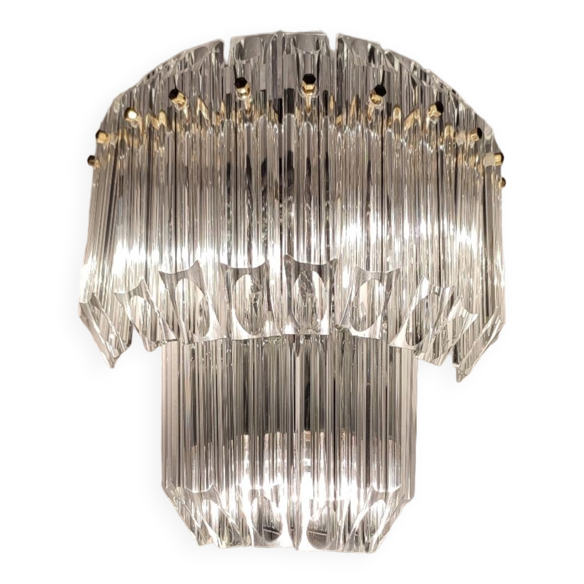 Applique cristal France, années 1950.