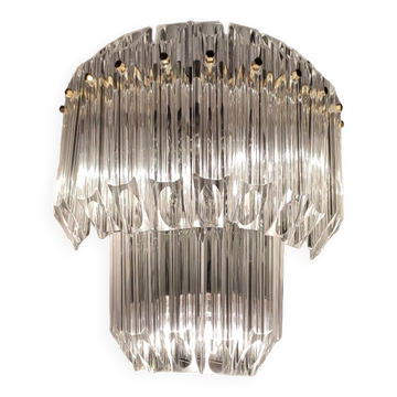 Applique cristal France, années 1950.
