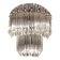 Applique cristal France, années 1950.