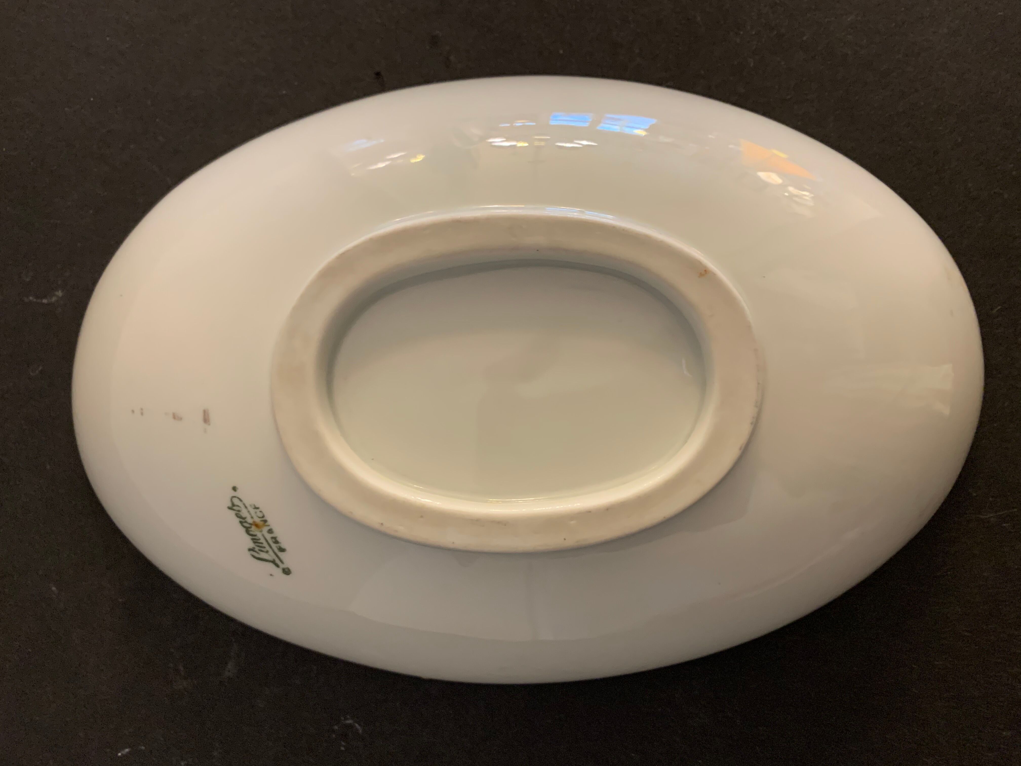 Limoges floral decoration cup