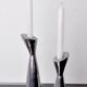 Pair of Swan candlesticks by Matthew Hilton, England, 1980