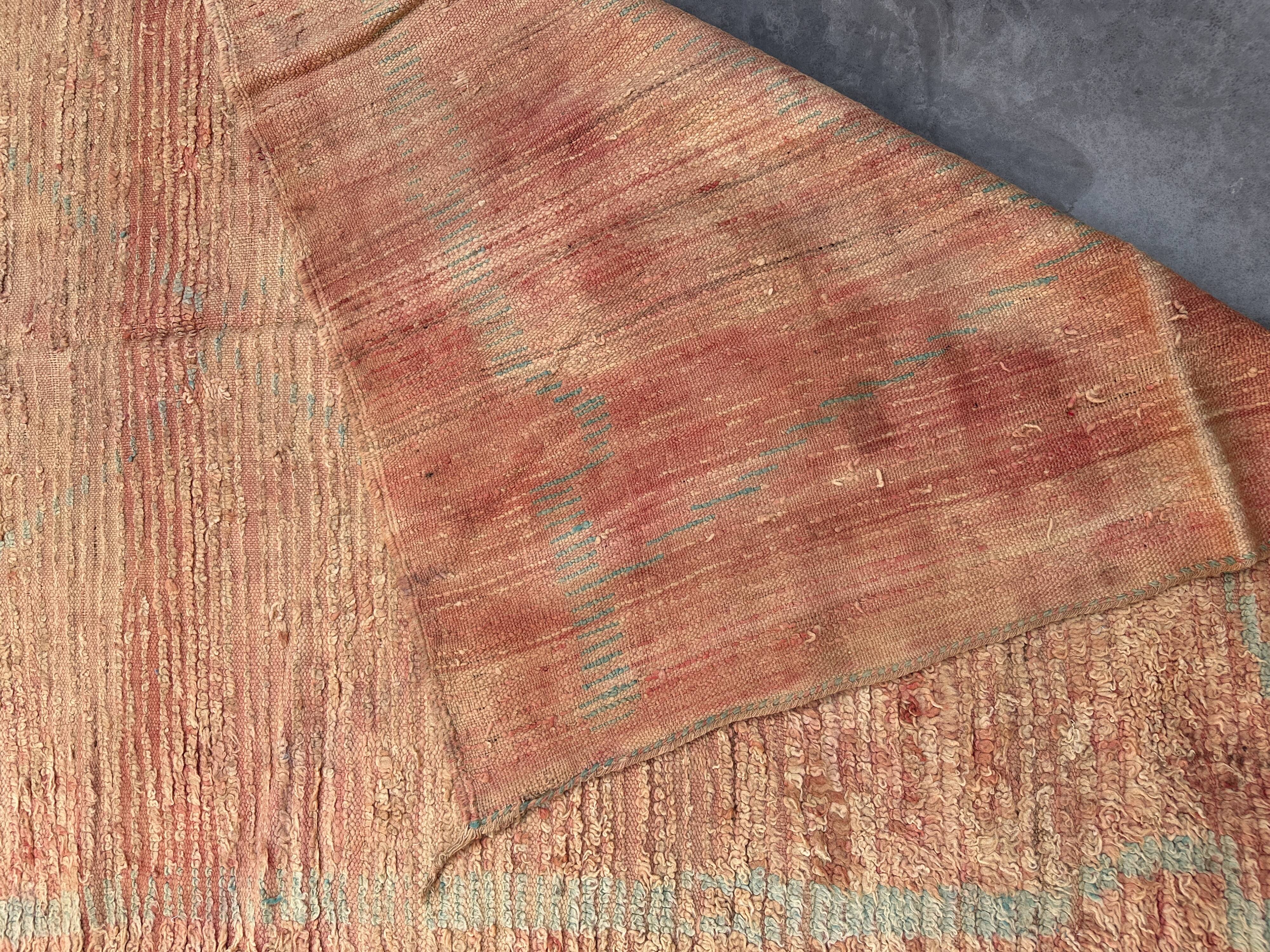 Moroccan rug Marmoucha beige - 153 x 290 cm