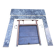 Grey marble fireplace
