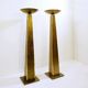 Pair of Large Torchiere Floor Lamps From Belgo Chrom - 1980s