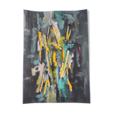 Acrylic abstract painting