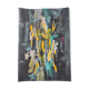 Acrylic abstract painting