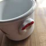 Ceramic planter decorated with cherries