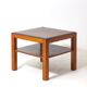Burlwood art deco table