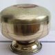 Golden brass vase
