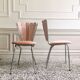 restored vintage "petal" chairs