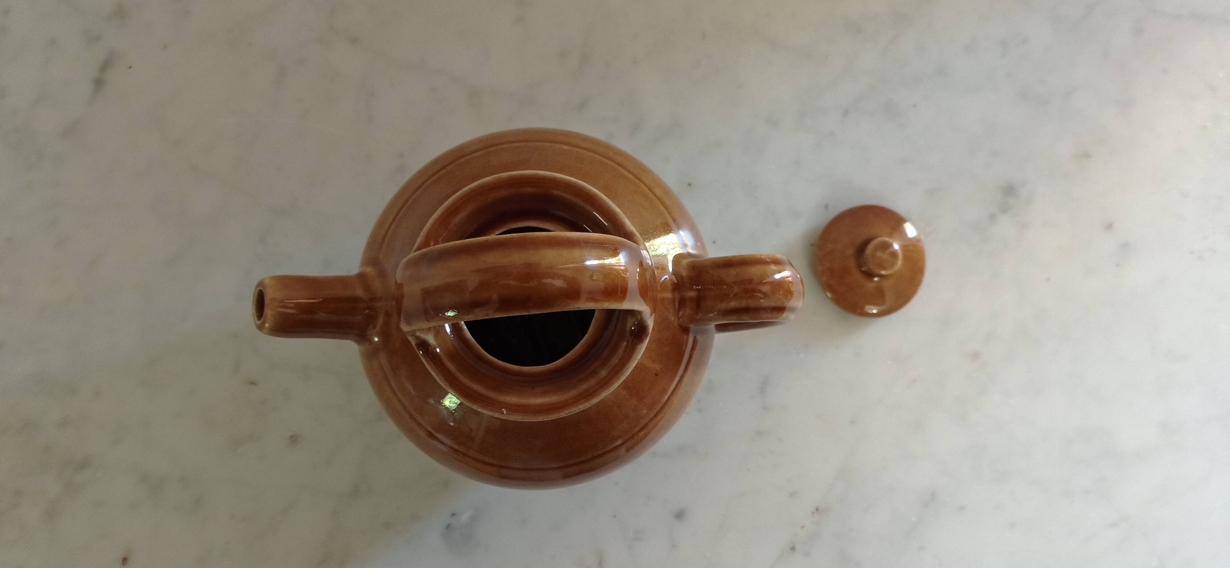 Jug with lid manufactured by Digoin