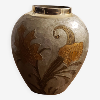 Small brass vase