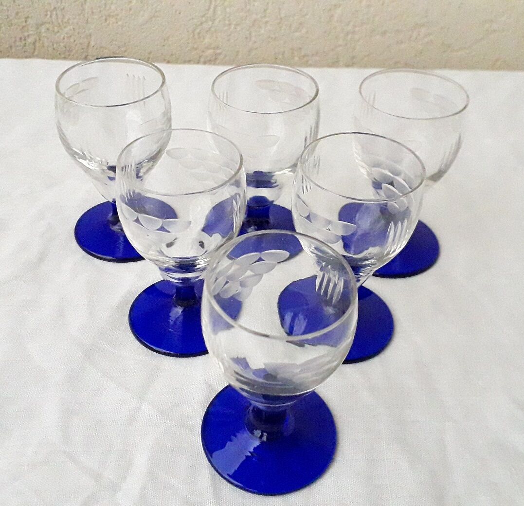 6 verres à eau