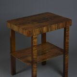 Art Deco Walnut Console Table 1930s