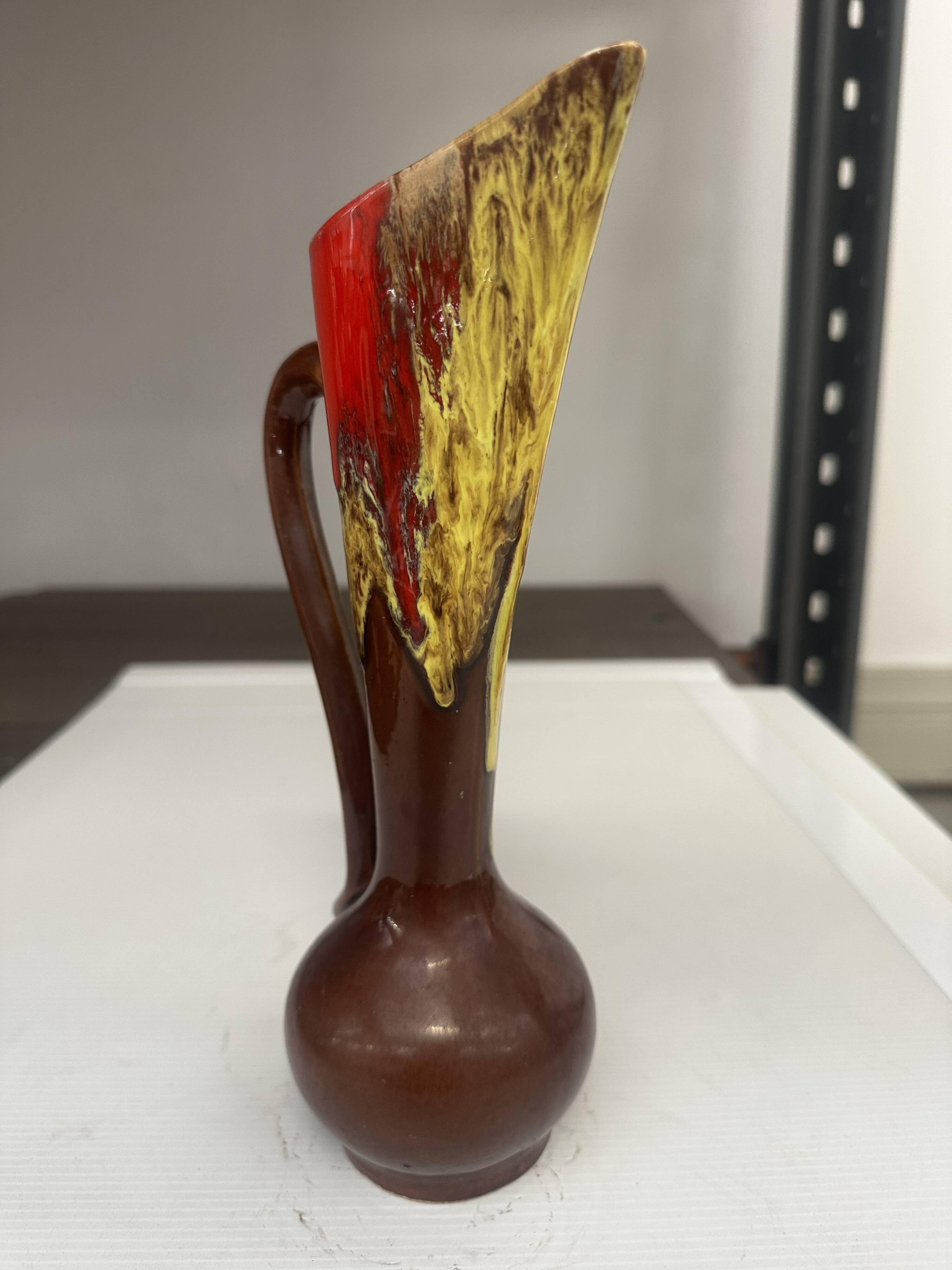 Pichet - Soliflore Vallauris céramique émaillée H 26 cm