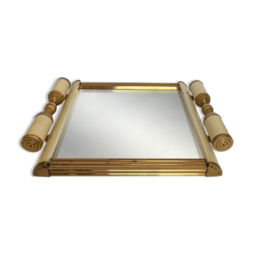 Plateau miroir Art déco