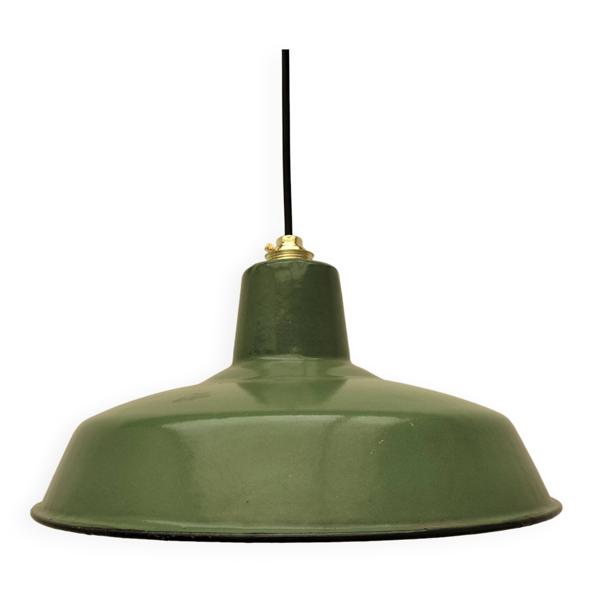 Enamelled sheet metal suspension