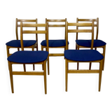 Set of 5 Scandinavian chairs from the year .